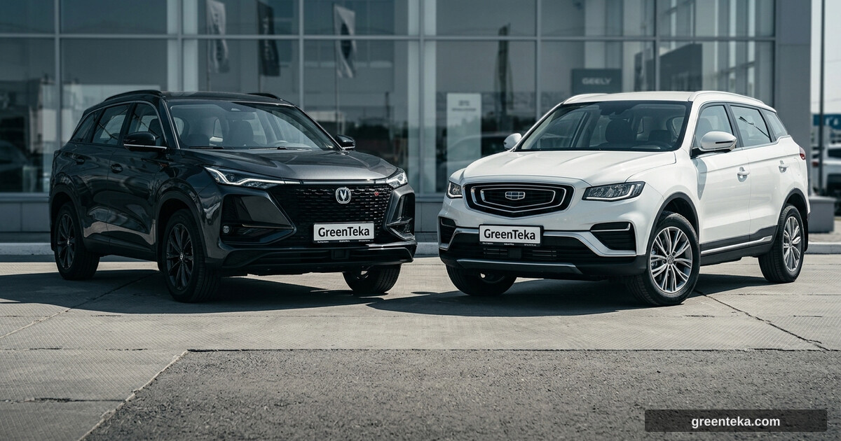 Changan CS75 Plus против Geely Atlas Pro: за что вы доплачиваете 200 000 рублей?