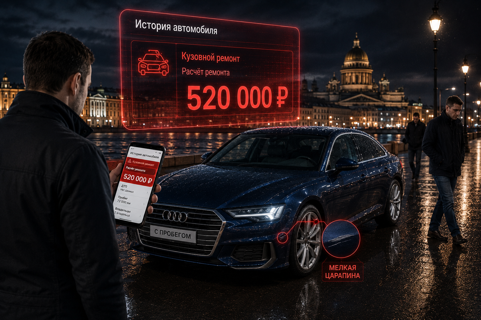 Кейс Audi A6: замена бампера по гарантии = «битая» в Автотеке
