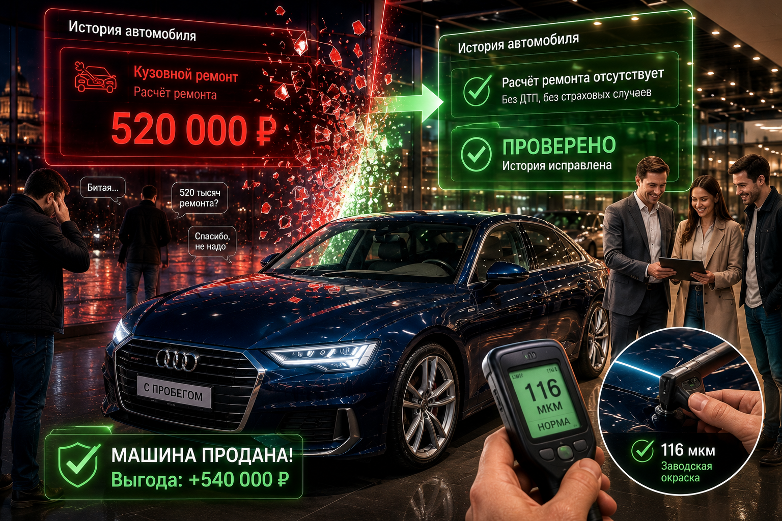 Кейс Audi A6: замена бампера по гарантии = «битая» в Автотеке