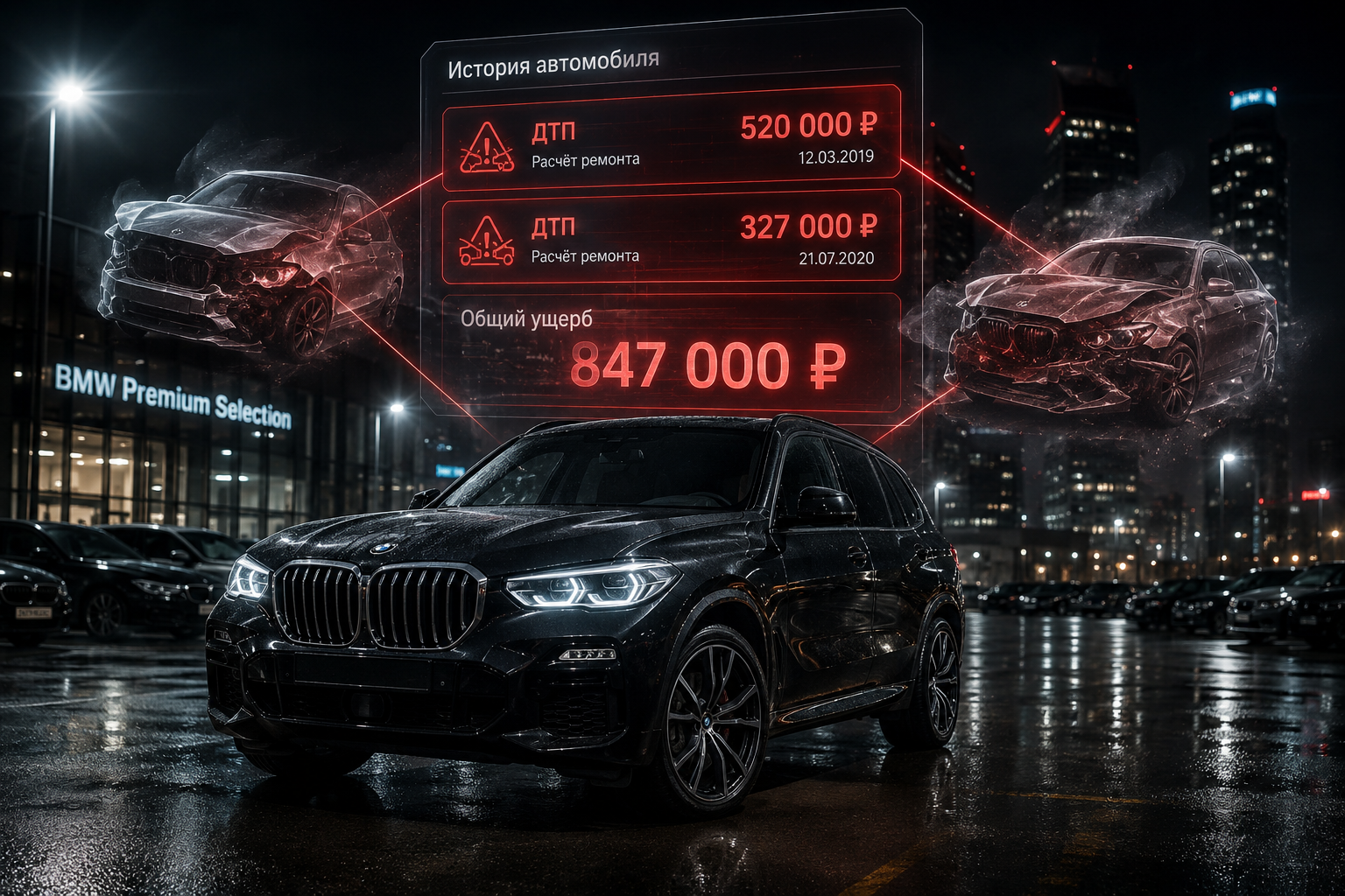 Кейс BMW X5: как два призрачных ДТП съели 620 000 ₽
