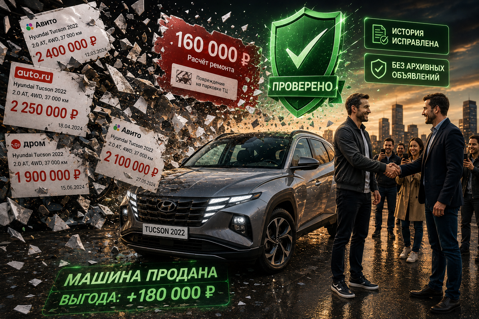 Кейс Hyundai Tucson: 4 площадки, 4 цены — и покупатель знает их все