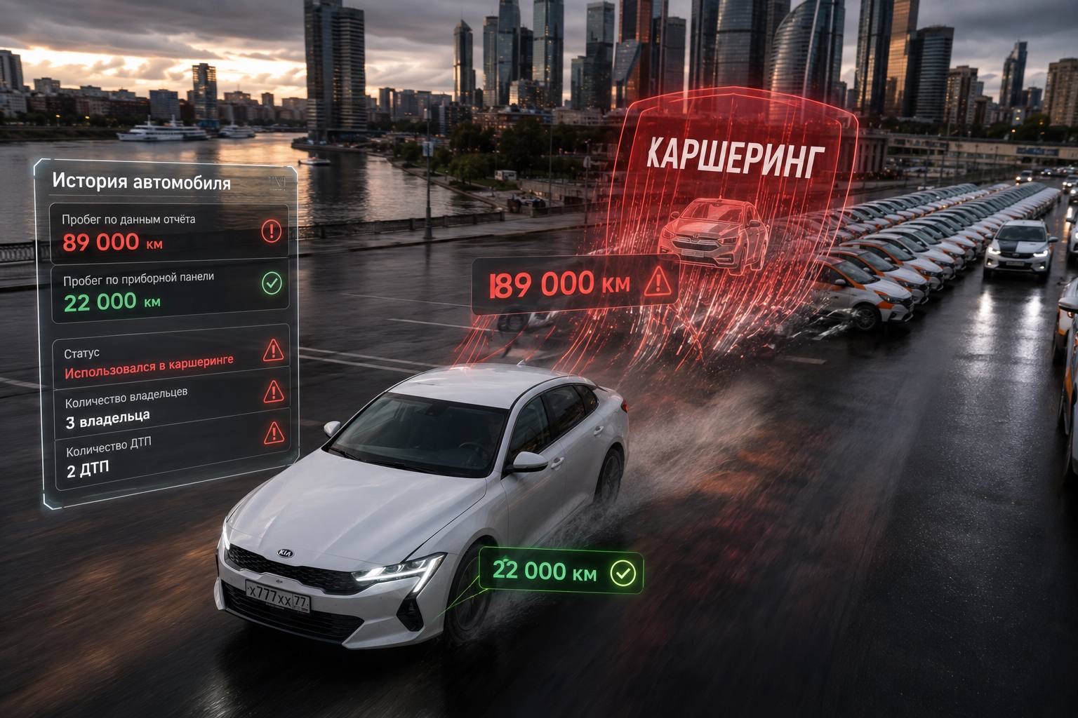 Кейс Kia K5: как снять клеймо каршеринга за 12 дней