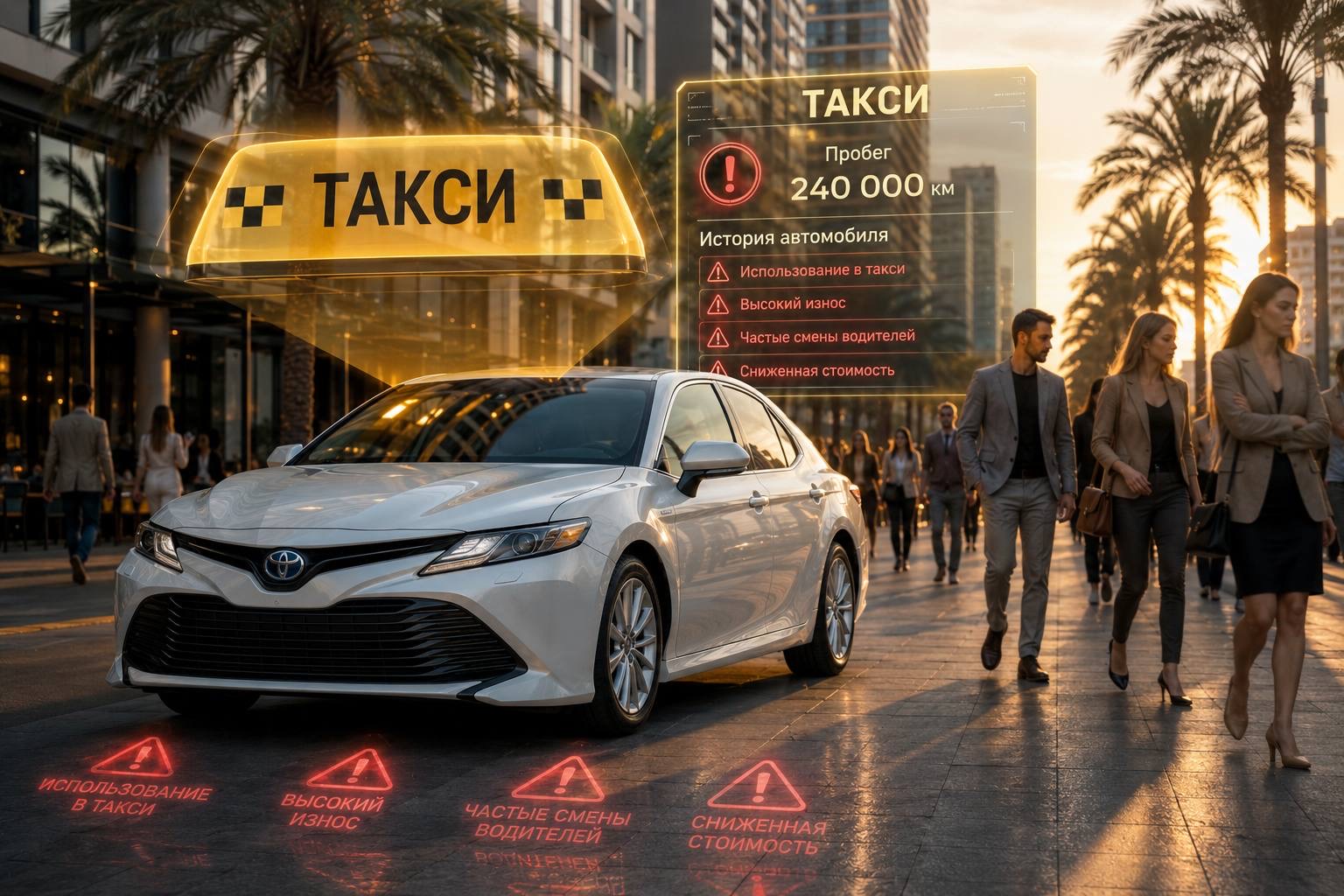 Кейс Toyota Camry: 4 месяца без продажи из-за «такси»