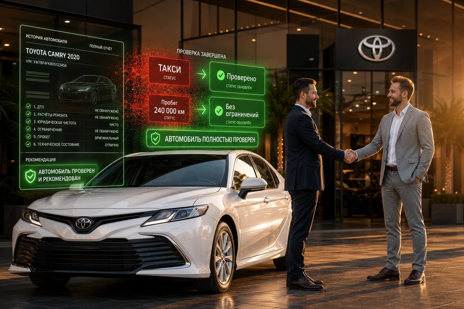 Кейс Toyota Camry: 4 месяца без продажи из-за «такси»